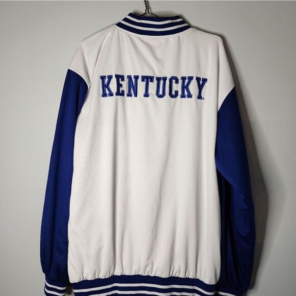 Kentucky Wildcats Jacket Adult UK Button Closure Lined Profile Varsity NCAA XLT - Picture 2 of 6